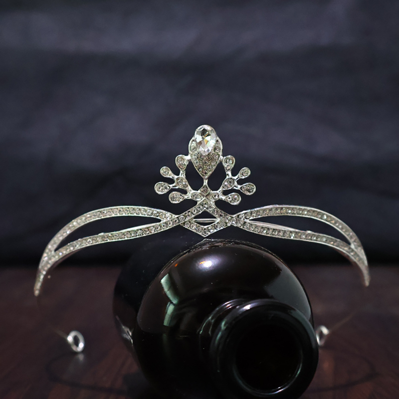Diadem za kosu – legura, rhinestone kristali, elektroplatina, japansko-korejski stil za djecu