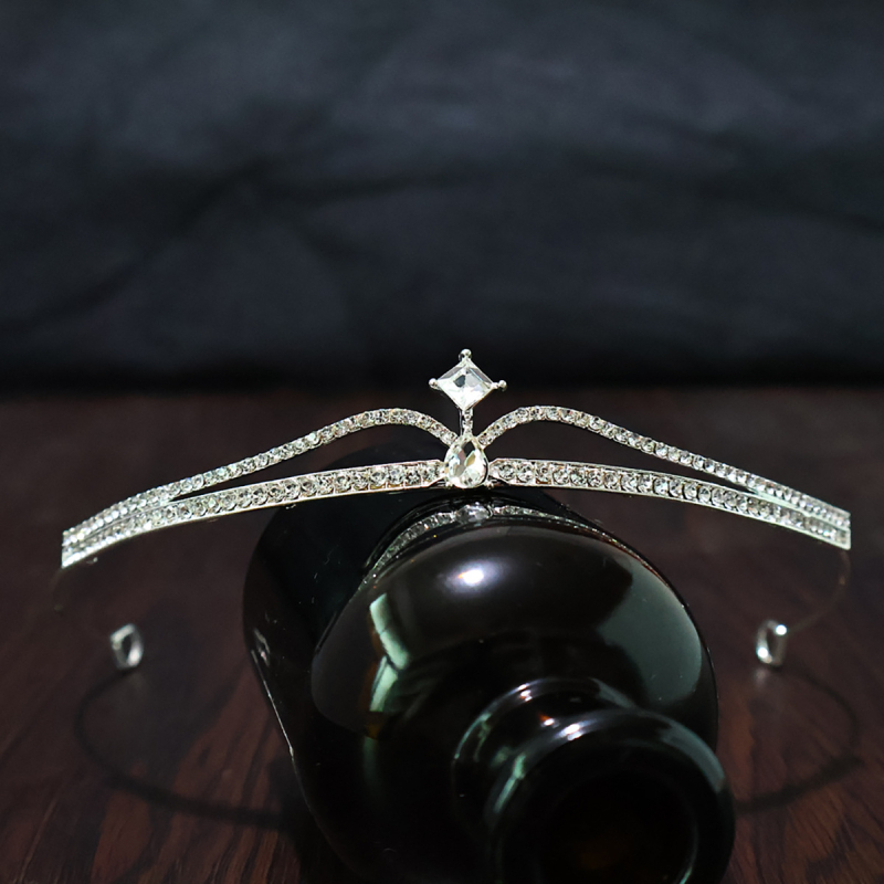 Diadem za kosu – legura, rhinestone kristali, elektroplatina, japansko-korejski stil za djecu