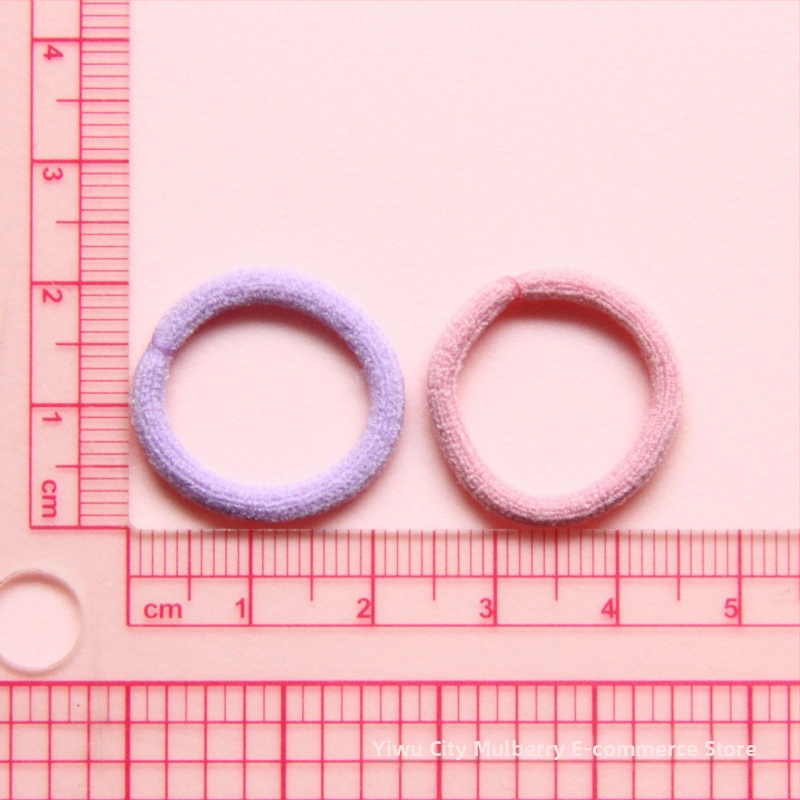 Detské gumičky na vlasy - tkaný kord, vysoká elasticita, nepoškodzujú vlasy, pôvod Yiwu