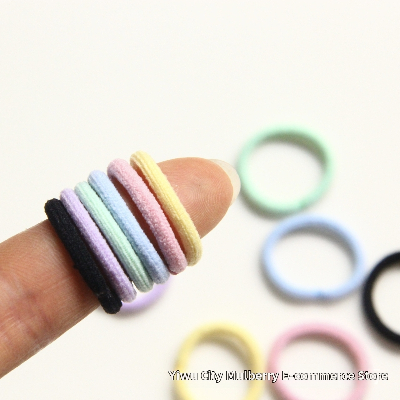Detské gumičky na vlasy - tkaný kord, vysoká elasticita, nepoškodzujú vlasy, pôvod Yiwu