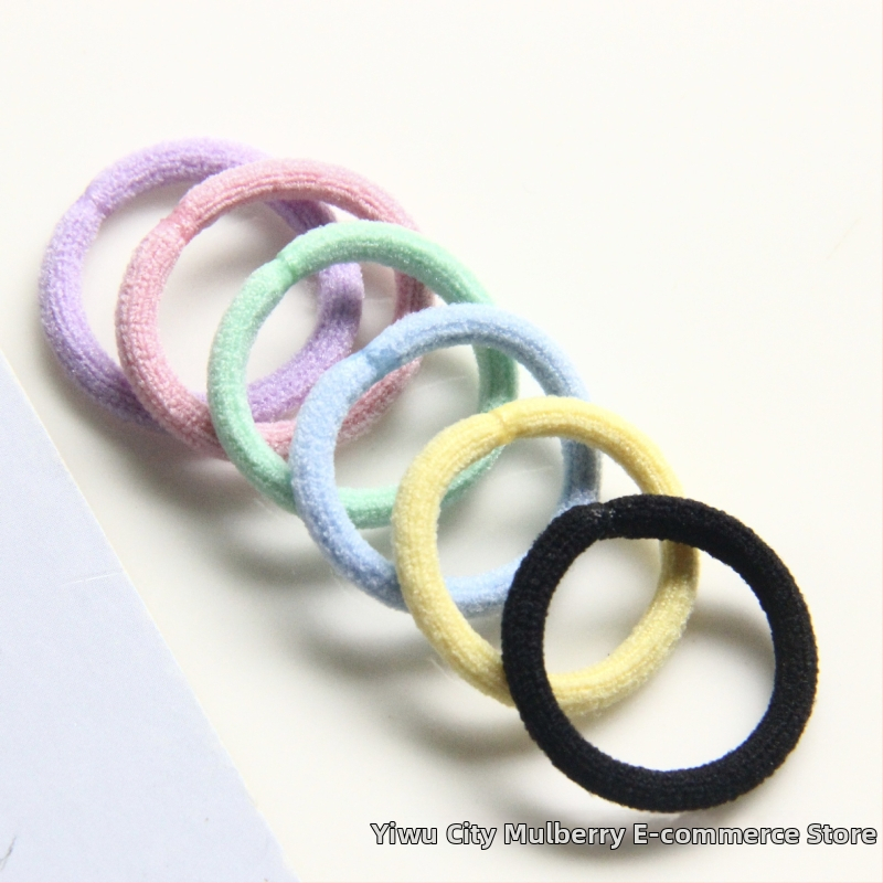 Detské gumičky na vlasy - tkaný kord, vysoká elasticita, nepoškodzujú vlasy, pôvod Yiwu