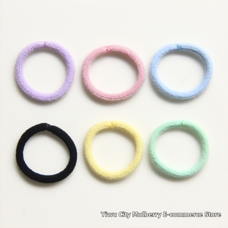 Detské gumičky na vlasy - tkaný kord, vysoká elasticita, nepoškodzujú vlasy, pôvod Yiwu