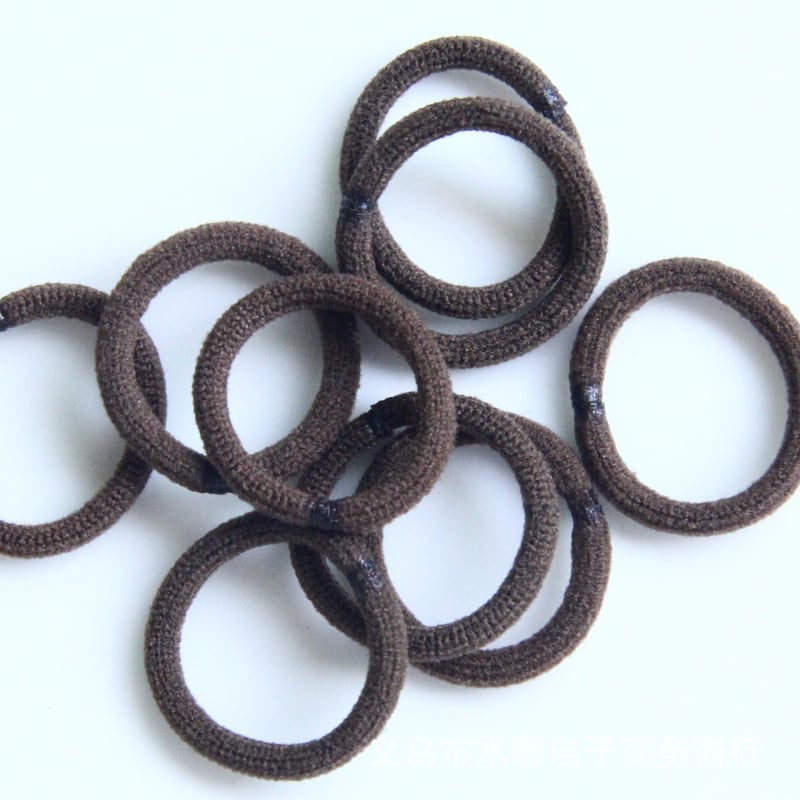 Vaikų plaukų gumelės - megzti kordeliai, aukšta elastingumas, nesukelia plaukų žalos, kilmė Yiwu