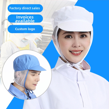 Võrk töömüts, puuvillane, lihtne kudumine, kupolitaoline ülaosa, lühike äär