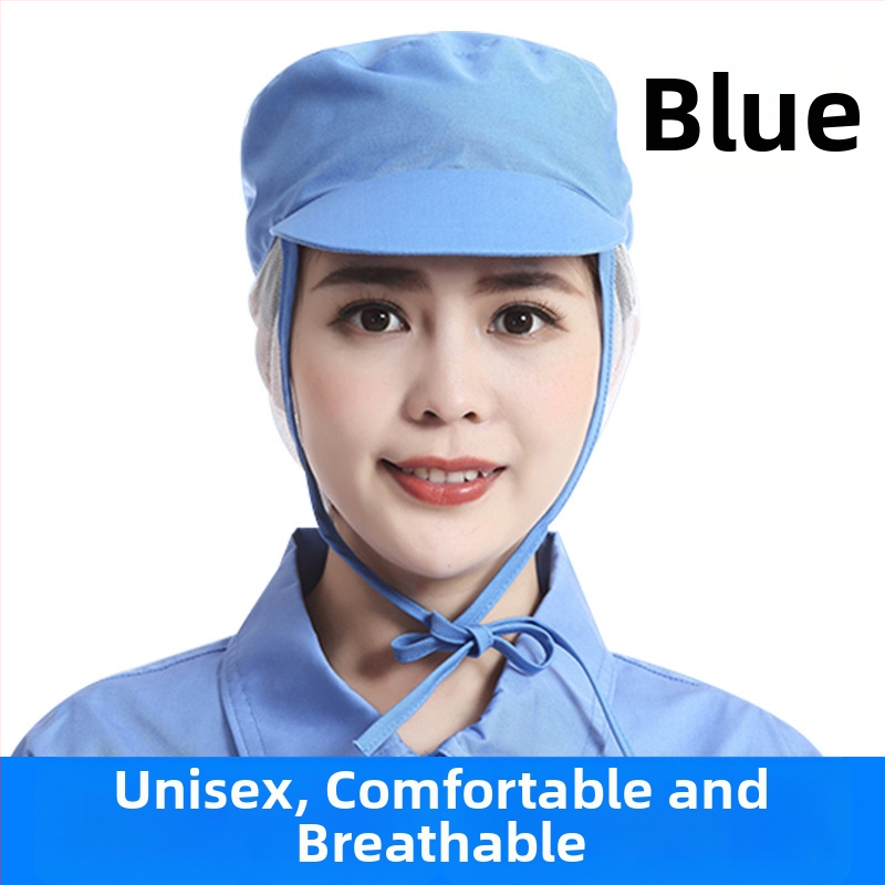 Võrk töömüts, puuvillane, lihtne kudumine, kupolitaoline ülaosa, lühike äär