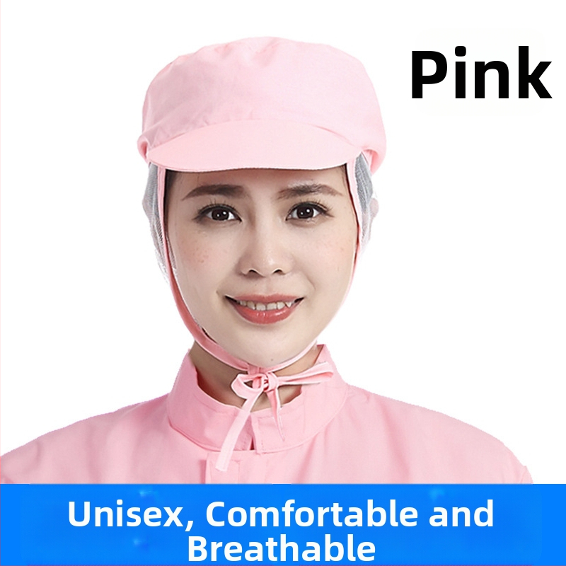 Võrk töömüts, puuvillane, lihtne kudumine, kupolitaoline ülaosa, lühike äär