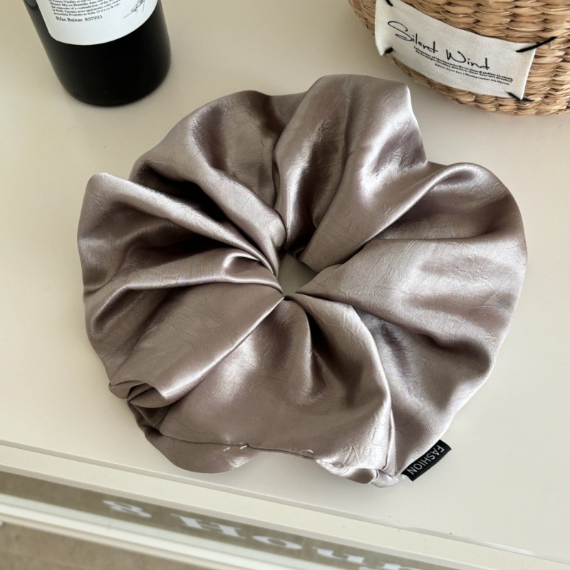 Satenasta gumica za kosu, ručno izrađena, korejski stil, visoka elastičnost, ljeto 2025