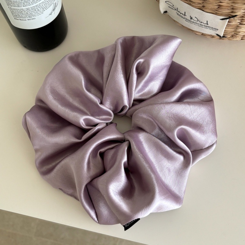 Satenasta gumica za kosu, ručno izrađena, korejski stil, visoka elastičnost, ljeto 2025