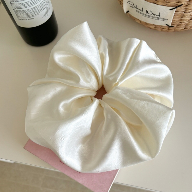 Satenasta gumica za kosu, ručno izrađena, korejski stil, visoka elastičnost, ljeto 2025
