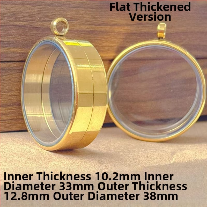 Nerūsējošā tērauda apaļš piekariņš kaklarotai ar izliektu virsmu, elektroplatēšana, daudzpusīgs stils