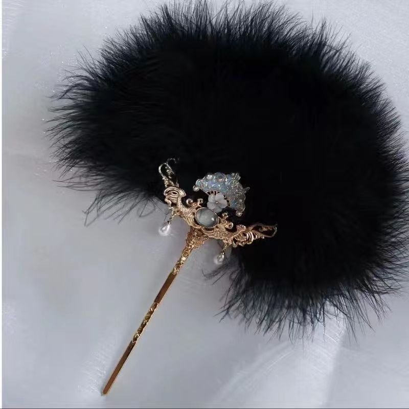 Dodatak za glavu - Tkanina, Drevno-stil, Cvjetni dizajn