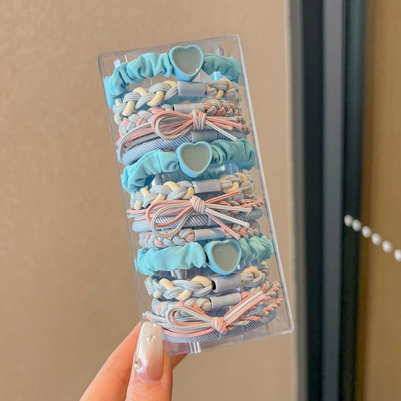 Bērnu matu aksesuāri — multfilmu stils, sirds raksts, roku darbs, zīmols Lilac flower, vecuma 3–10 gadiem