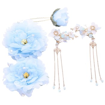 Dodaci za glavu s cvijetom, etnički stil — materijal: plast/smola; brend: Wonderful posture; oblikovanje: cvijet; ljeto 2025 izdanje