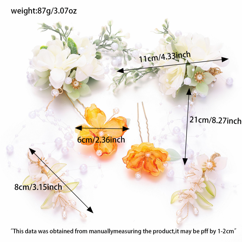 Dodaci za glavu s cvijetom, etnički stil — materijal: plast/smola; brend: Wonderful posture; oblikovanje: cvijet; ljeto 2025 izdanje