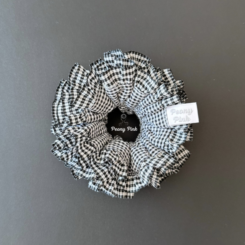 Elastična gumica za kosu • Tkanina • Ručna izrada • Stil influencerice • Visoka elastičnost