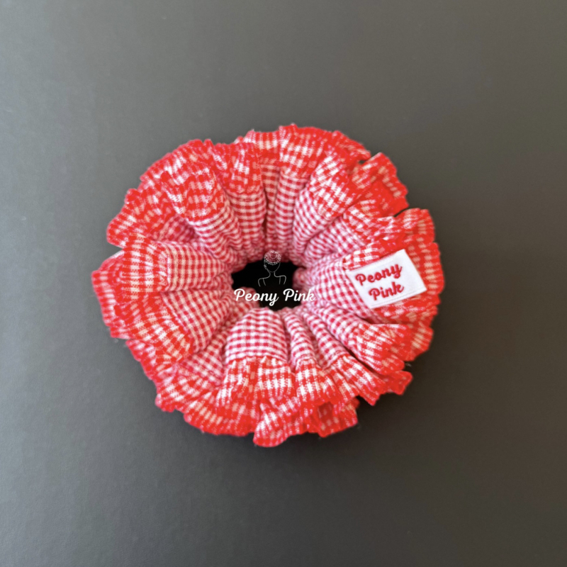 Elastična gumica za kosu • Tkanina • Ručna izrada • Stil influencerice • Visoka elastičnost