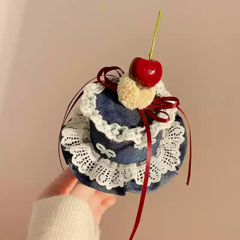 Klip za kosu za rođendan — ručna izrada, plastični materijal, korejski stil, gornji klip, sladak i svjež dizajn