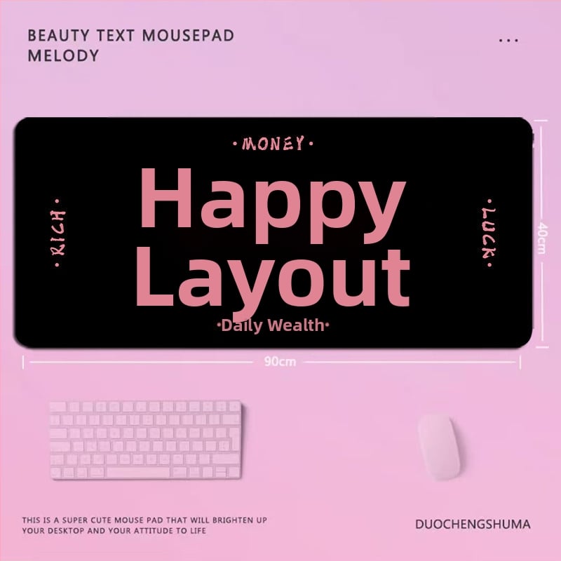 Didelis pelės kilimėlis, natūralus kaučius, žaidimų kilimėlio stilius, logotipo spaudinimas negalimas