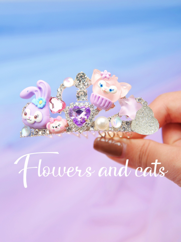 Dječja kruna za glavu – ručno izrađena, plastika/smola, princ stil, Šangaj