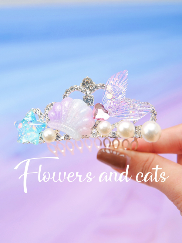 Dječja kruna za glavu – ručno izrađena, plastika/smola, princ stil, Šangaj