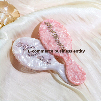 Personalizēta matu ķemme ar gaisa spilvenu – ar personalizētu vārdu, acetāts, Dove zīmols, luksusa stilizēšanas instruments