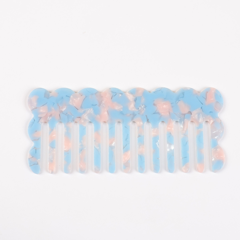 Acetāta matu ķemme sievietēm, anti‑statiska, roku darbs, modelis JD-193, 2025. gada pavasaris