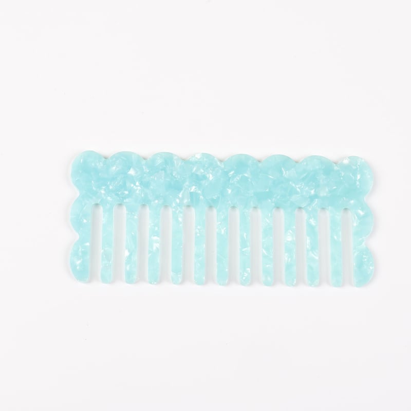 Acetāta matu ķemme sievietēm, anti‑statiska, roku darbs, modelis JD-193, 2025. gada pavasaris