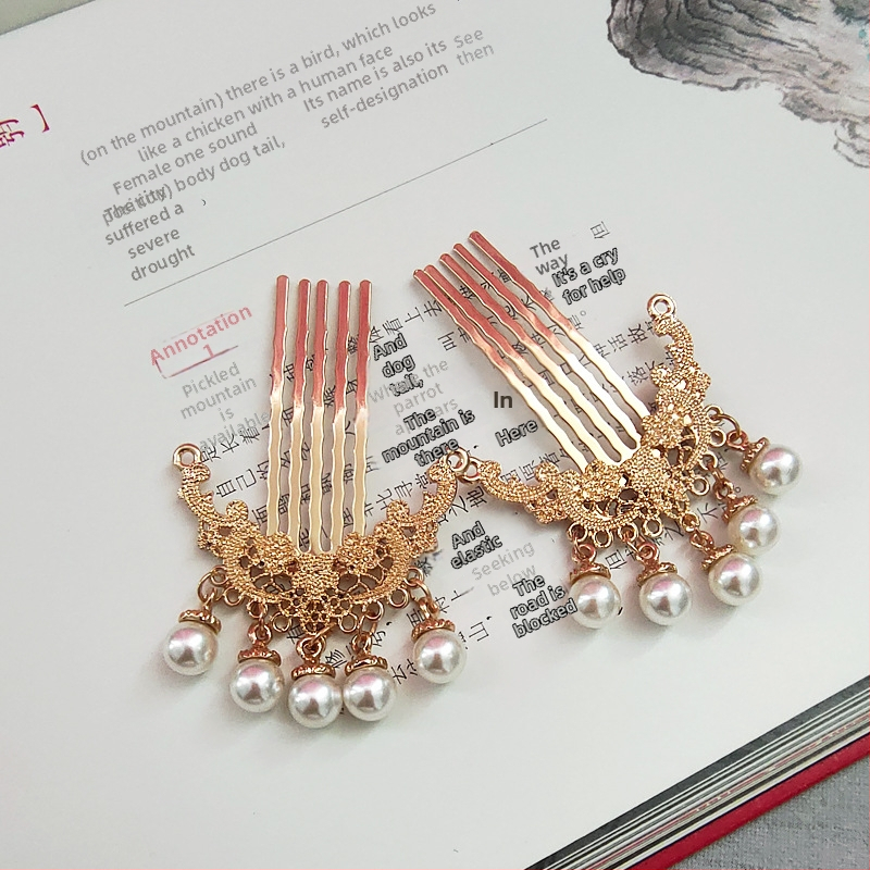 Kovové doplnky do vlasov v retro štýle, geometrické sponky do vlasov, elektroplátovaný povrch