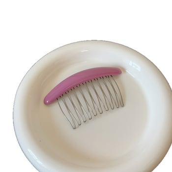 Metalna spona za kosu, jednostavan ženski stil, geometrijski oblik, ručna izrada, s kristalom