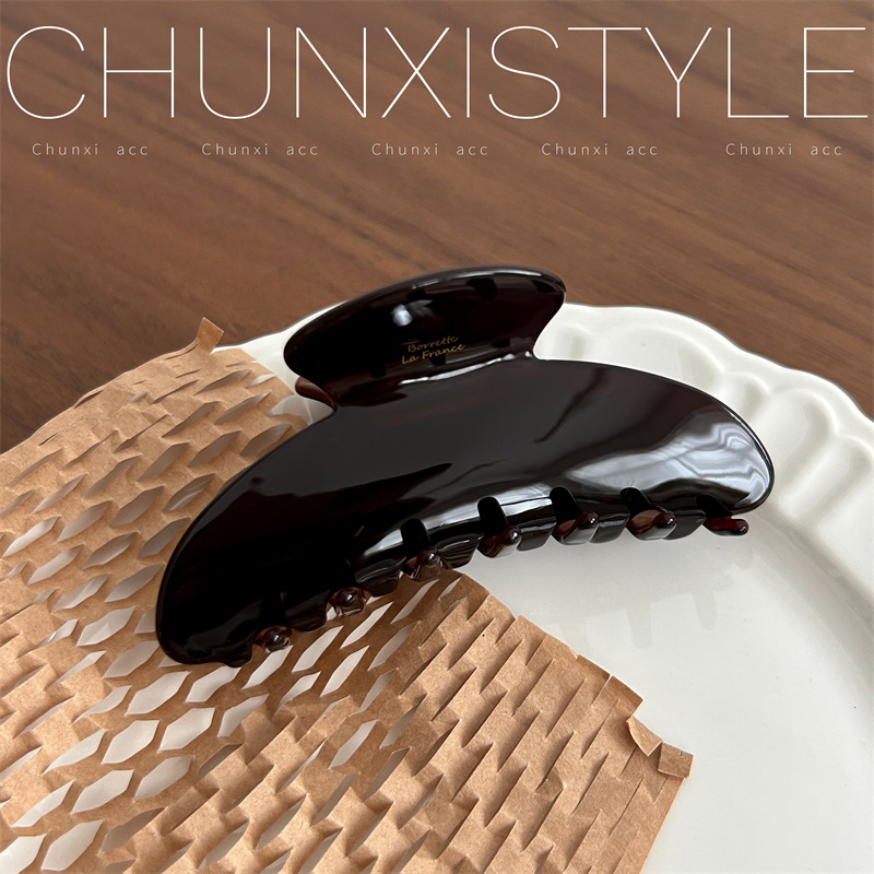 Klip za kosu u obliku morskog psa, materijal: octena kiselina, stil: trokut-križ, završna obrada: pečeni premaz, za žene