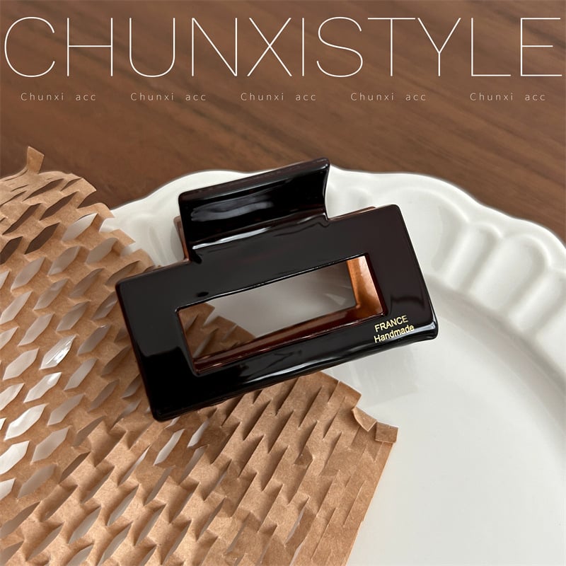 Klip za kosu u obliku morskog psa, materijal: octena kiselina, stil: trokut-križ, završna obrada: pečeni premaz, za žene