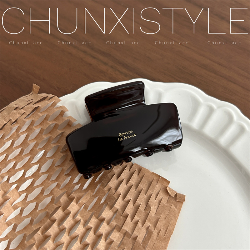 Klip za kosu u obliku morskog psa, materijal: octena kiselina, stil: trokut-križ, završna obrada: pečeni premaz, za žene