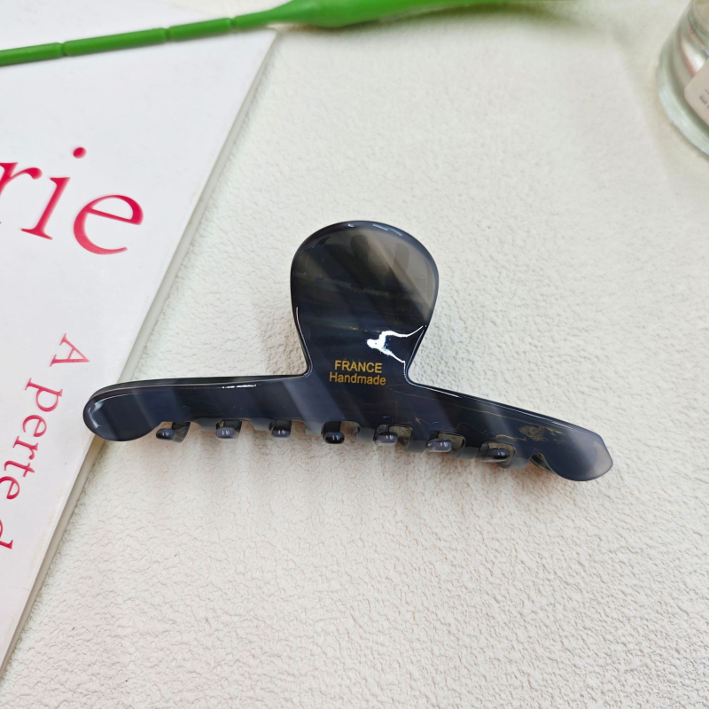 Clip de păr din acid acetic — clip cu priză, realizat manual, stil Maillard pădure pentru femei