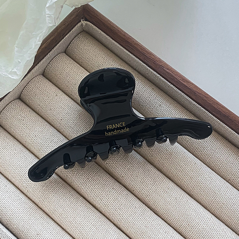 Clip de păr din acid acetic — clip cu priză, realizat manual, stil Maillard pădure pentru femei