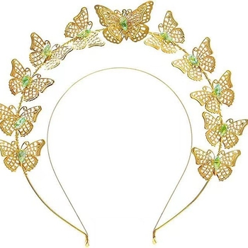 Headpiece od legure, ručna izrada, ženski stil, nevini halo dizajn, za plesne nastupe
