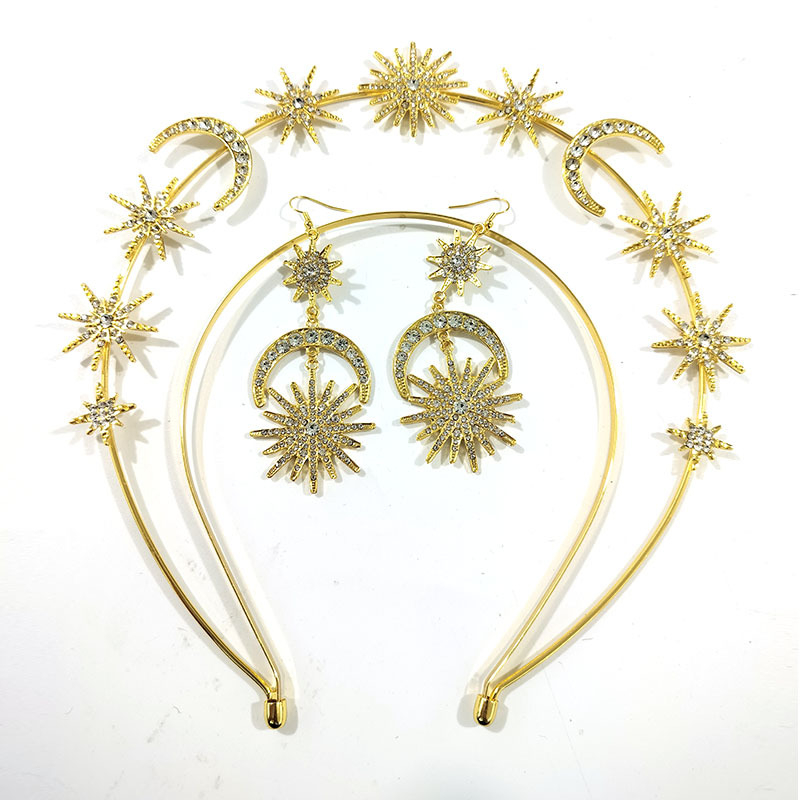 Headpiece od legure, ručna izrada, ženski stil, nevini halo dizajn, za plesne nastupe
