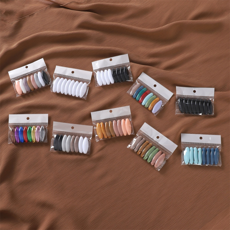 Plastična broš za šal – geometrijski dizajn, elektroplatirana površina, ženski stil, dvostruka upotreba