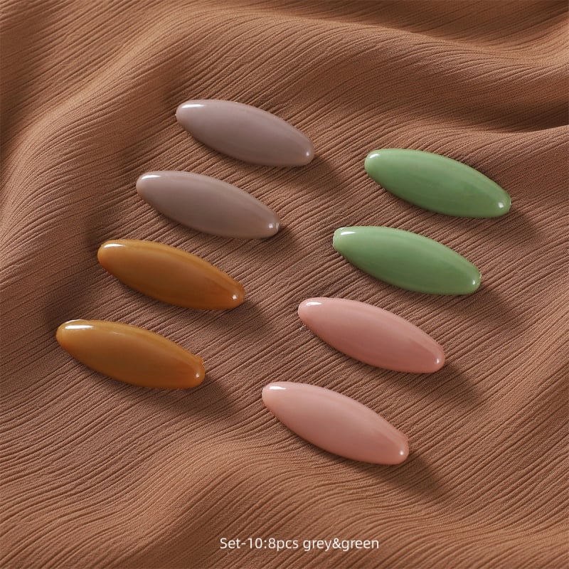 Plastična broš za šal – geometrijski dizajn, elektroplatirana površina, ženski stil, dvostruka upotreba