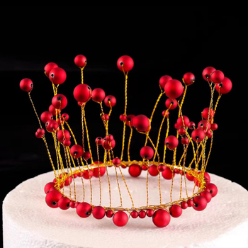 Krona za glavu s perlama, ručna izrada, mliječnobijeli kristal, stil internetske zvijezde, žene