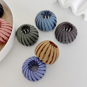 Spona za kosu s gripom, korejskog stila, plastika/smola, lakirani završni sloj, jesen 2024, dodatak za glavu