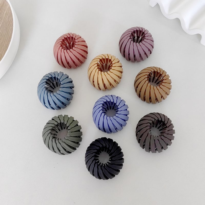 Spona za kosu s gripom, korejskog stila, plastika/smola, lakirani završni sloj, jesen 2024, dodatak za glavu