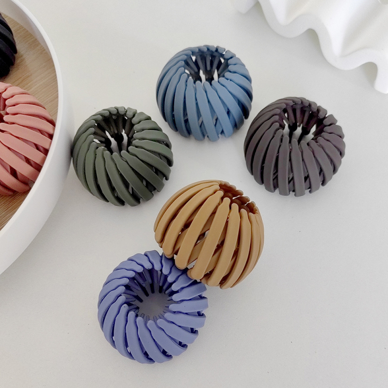 Spona za kosu s gripom, korejskog stila, plastika/smola, lakirani završni sloj, jesen 2024, dodatak za glavu