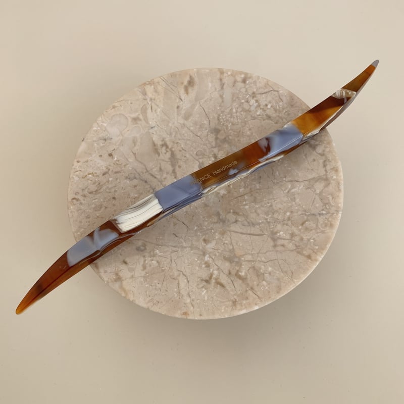 Acetato plaukų segtukas kuokštui – korėjinis stilius, geometrinis dizainas, kilmė Yiwu, ruduo 2024