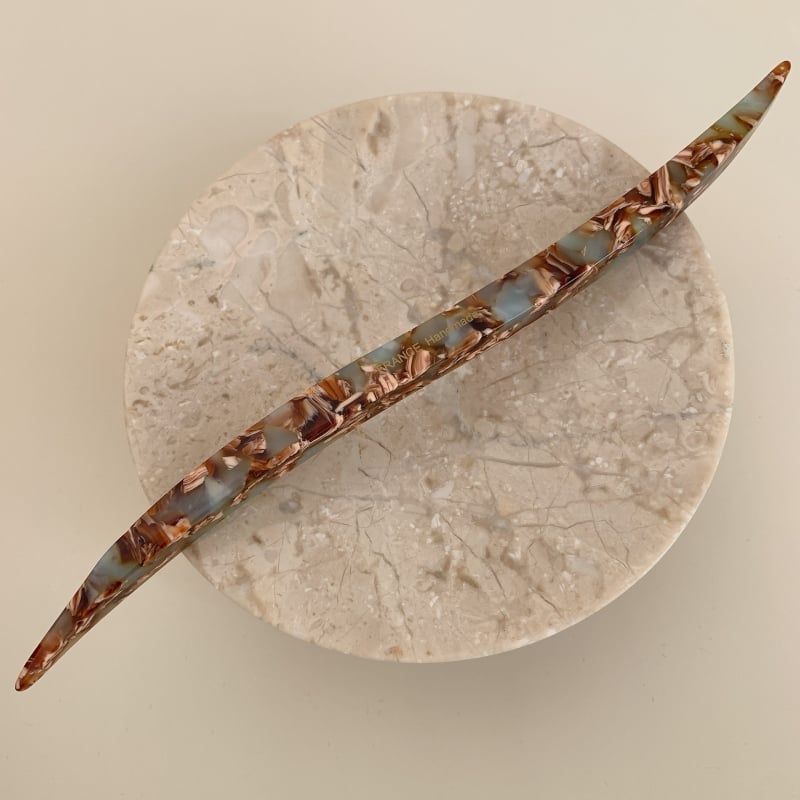 Acetato plaukų segtukas kuokštui – korėjinis stilius, geometrinis dizainas, kilmė Yiwu, ruduo 2024