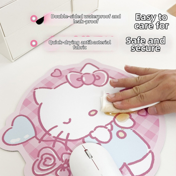 Мишка подложка от кожа, двустранна анти-изплъзваща, персонализирана по изображение, с лого