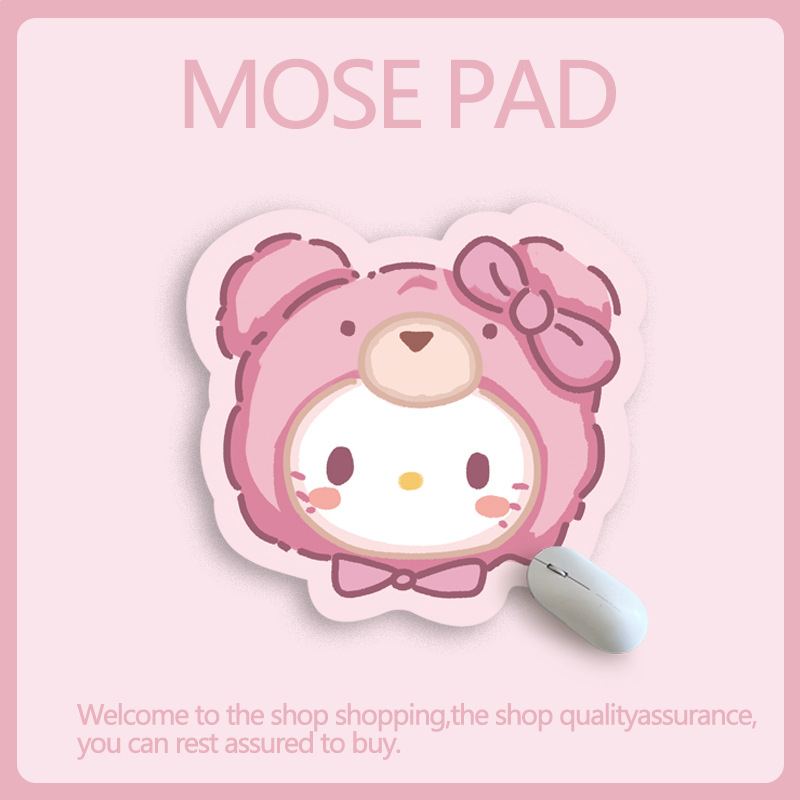 Мишка подложка от кожа, двустранна анти-изплъзваща, персонализирана по изображение, с лого