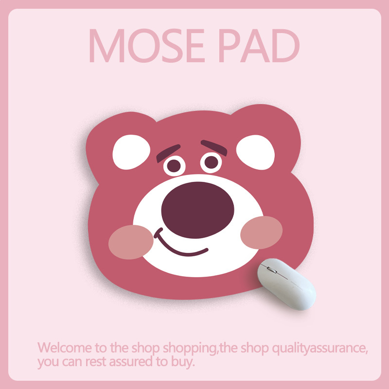 Мишка подложка от кожа, двустранна анти-изплъзваща, персонализирана по изображение, с лого