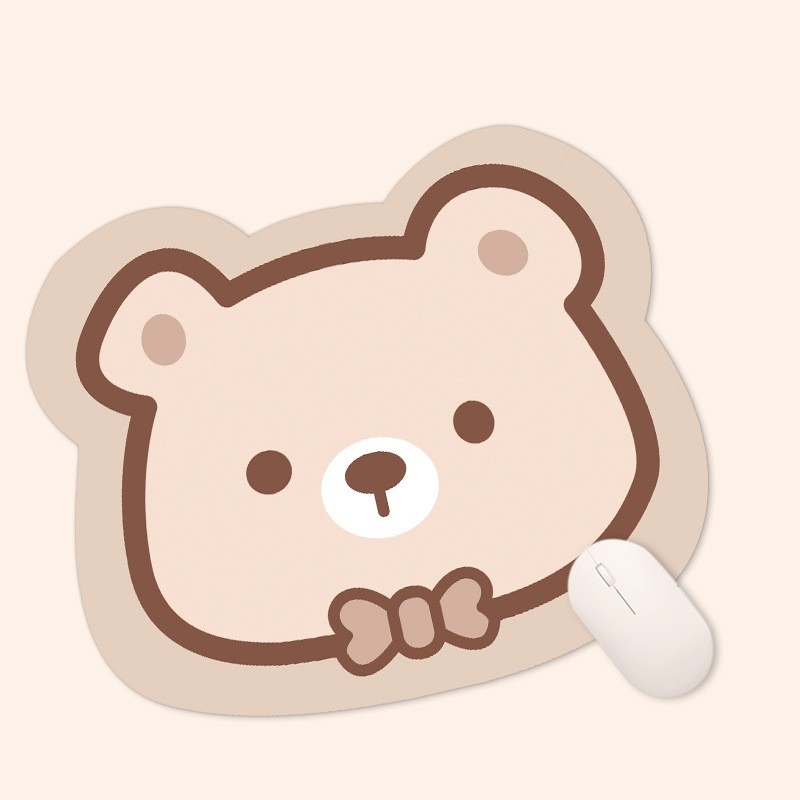 Мишка подложка от кожа, двустранна анти-изплъзваща, персонализирана по изображение, с лого