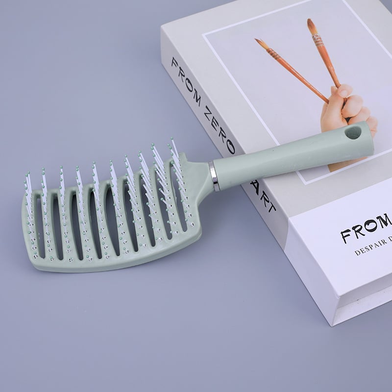 Õhupadjaga kamm peanaha massaažiks, juukselokide stiilimise komplekt, plastik, bränd AVDNDEA