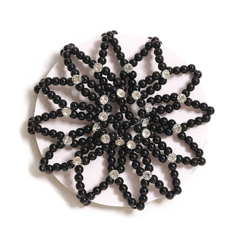 Pärlidega juuksevõrk tantsuetenduste jaoks, käsitsi kootud, moekas stiil, naistele, tootmiskoode H2706